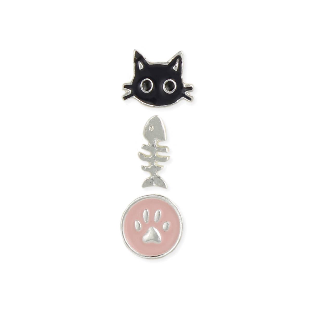 Cat Theme Post Earrings