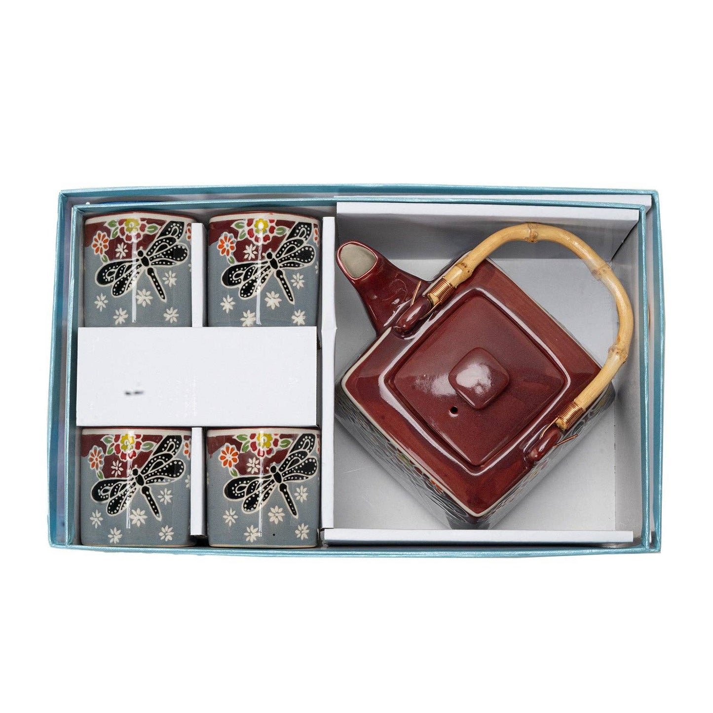 Dragonfly Tombo Design Tea Set