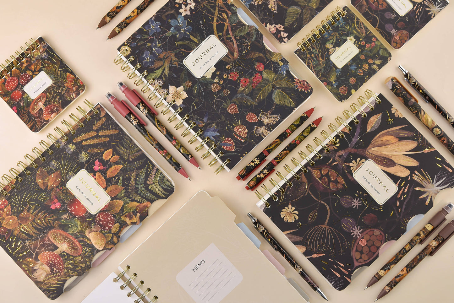 Forest Mushrooms Art Journal