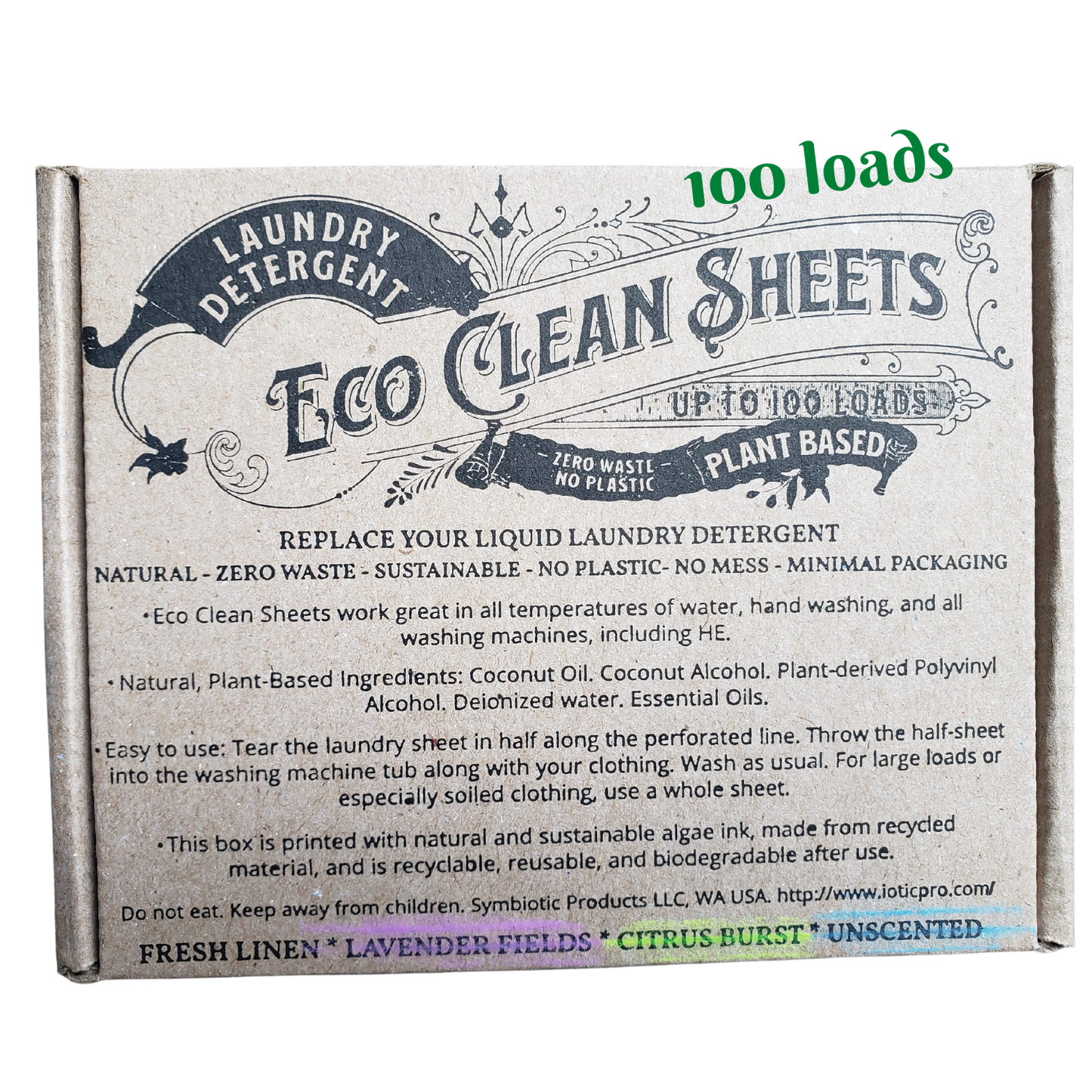 Laundry Detergent Eco Sheets
