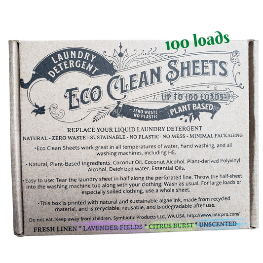 Laundry Detergent Eco Sheets