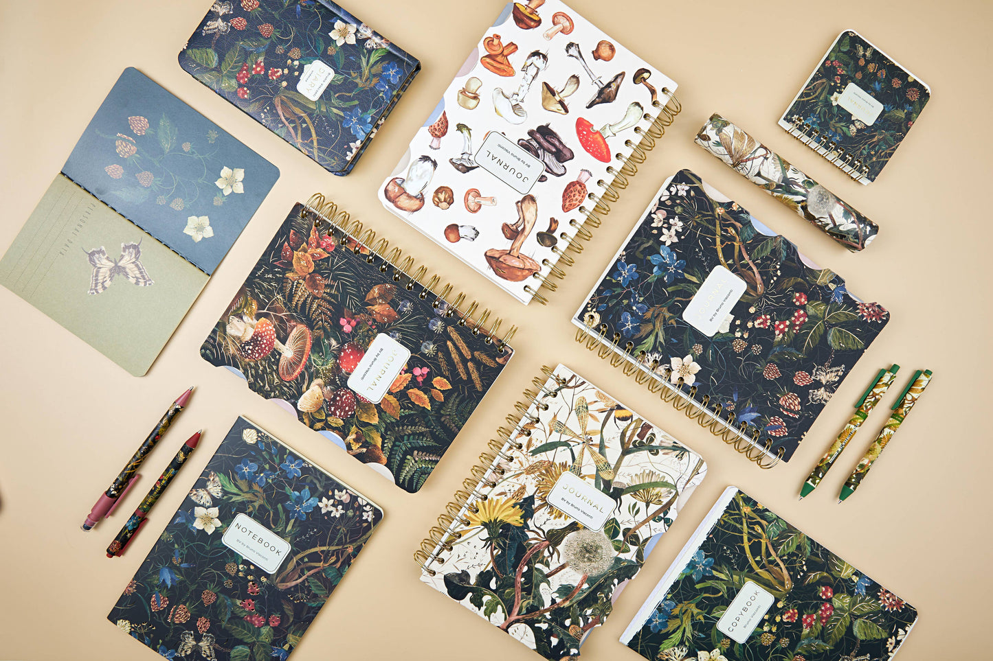 Forest Mushrooms Art Journal