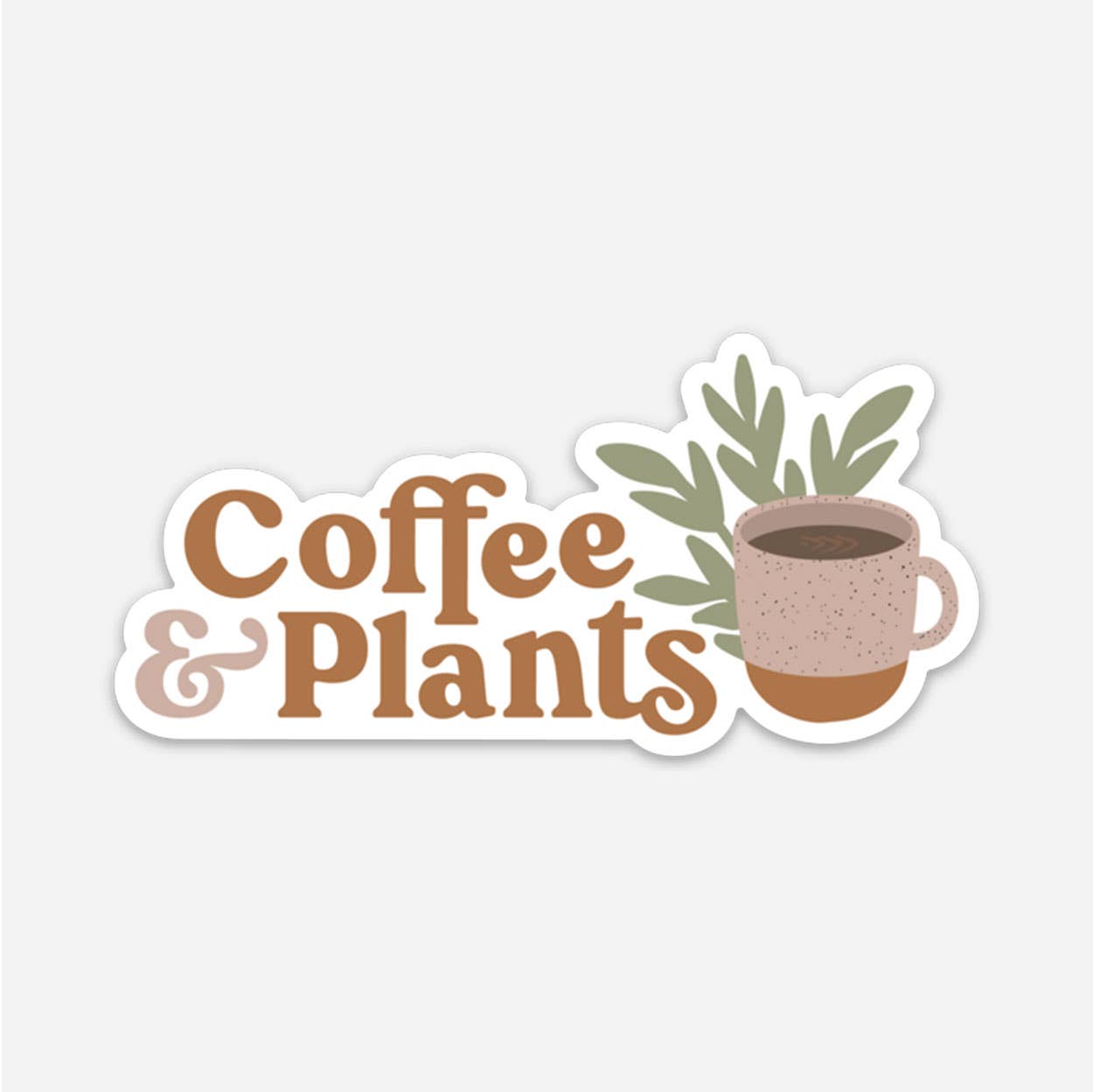 Sticker - Coffee & Plants