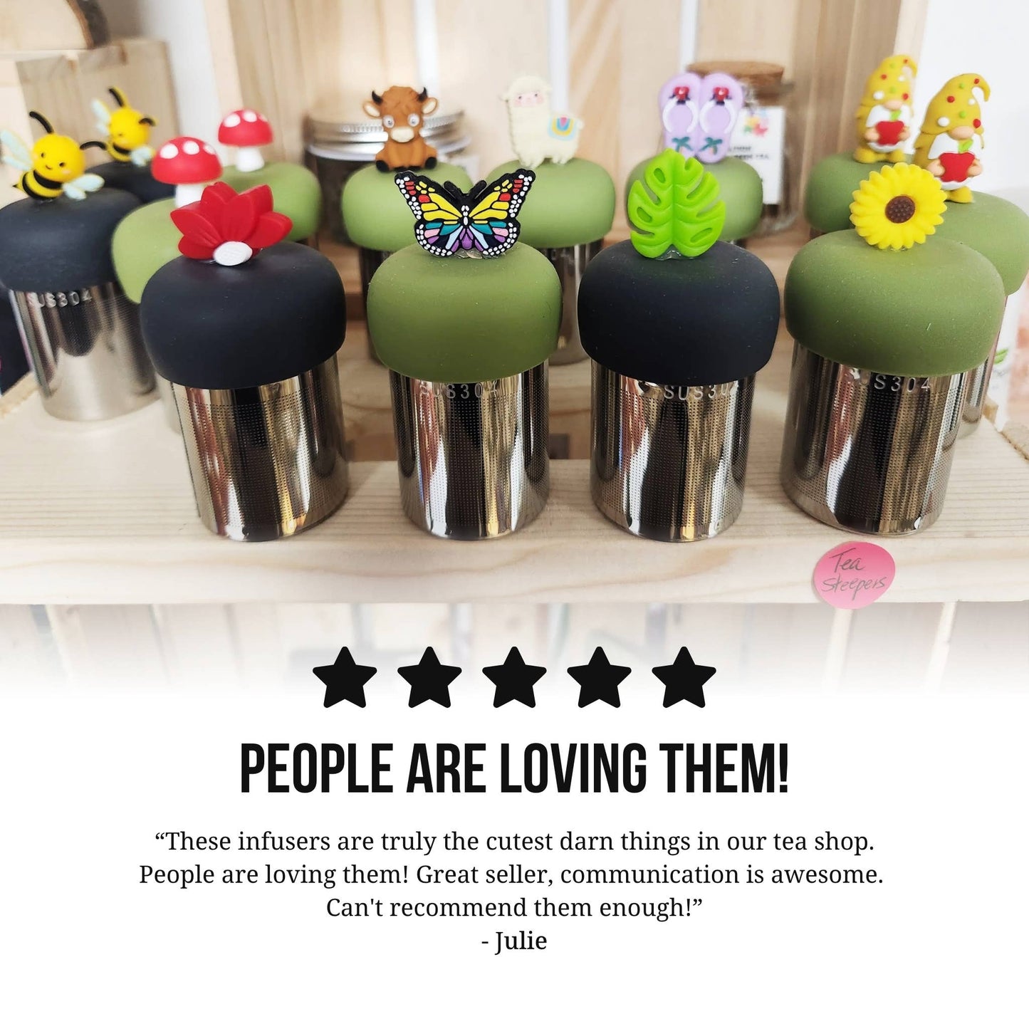 Open Your Mind | Floating Tea Steeper | Green Base | BookTok