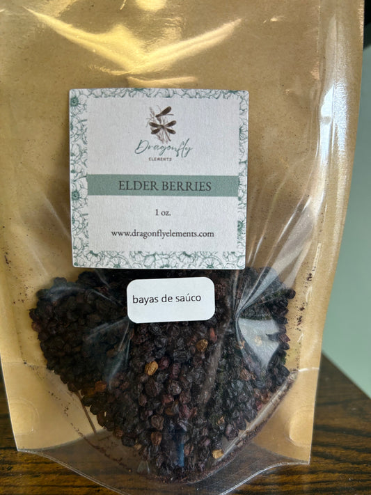 Elder Berries, Organic - 1oz