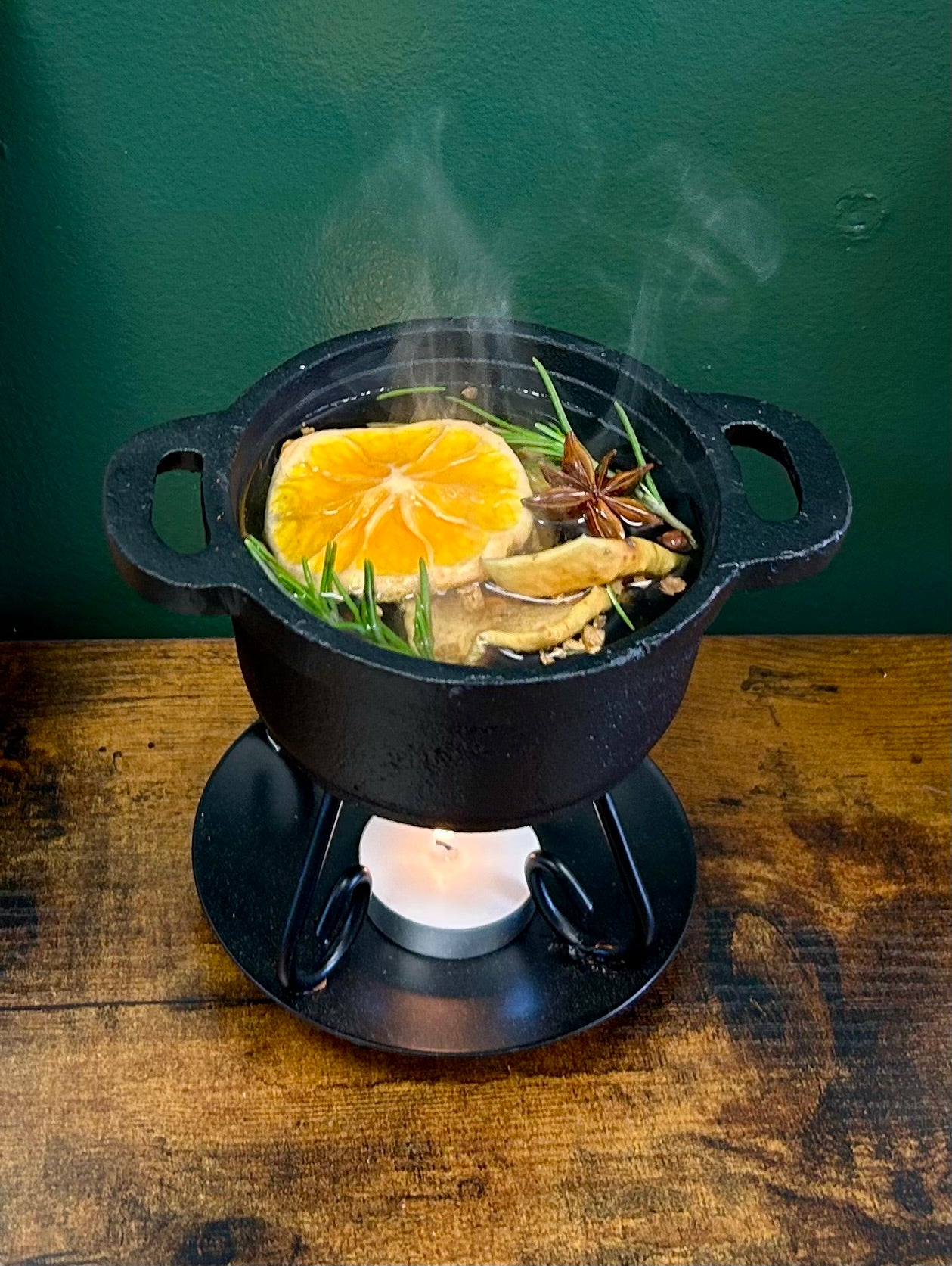 Cast Iron Dutch Oven Wax Warmer/Simmer Pot