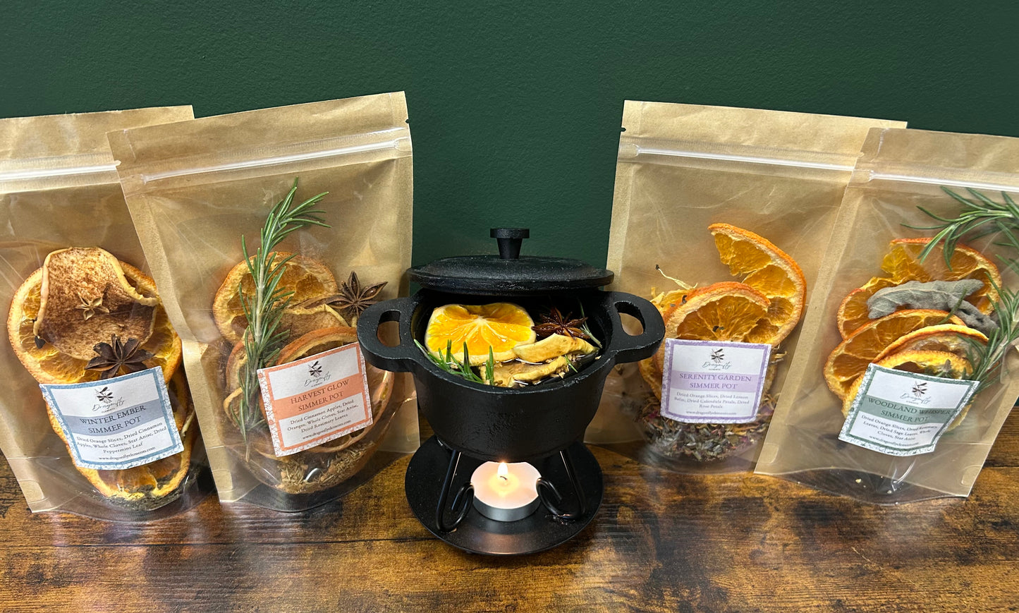 Botanical Simmer Pots — Handcrafted Natural Home Fragrance