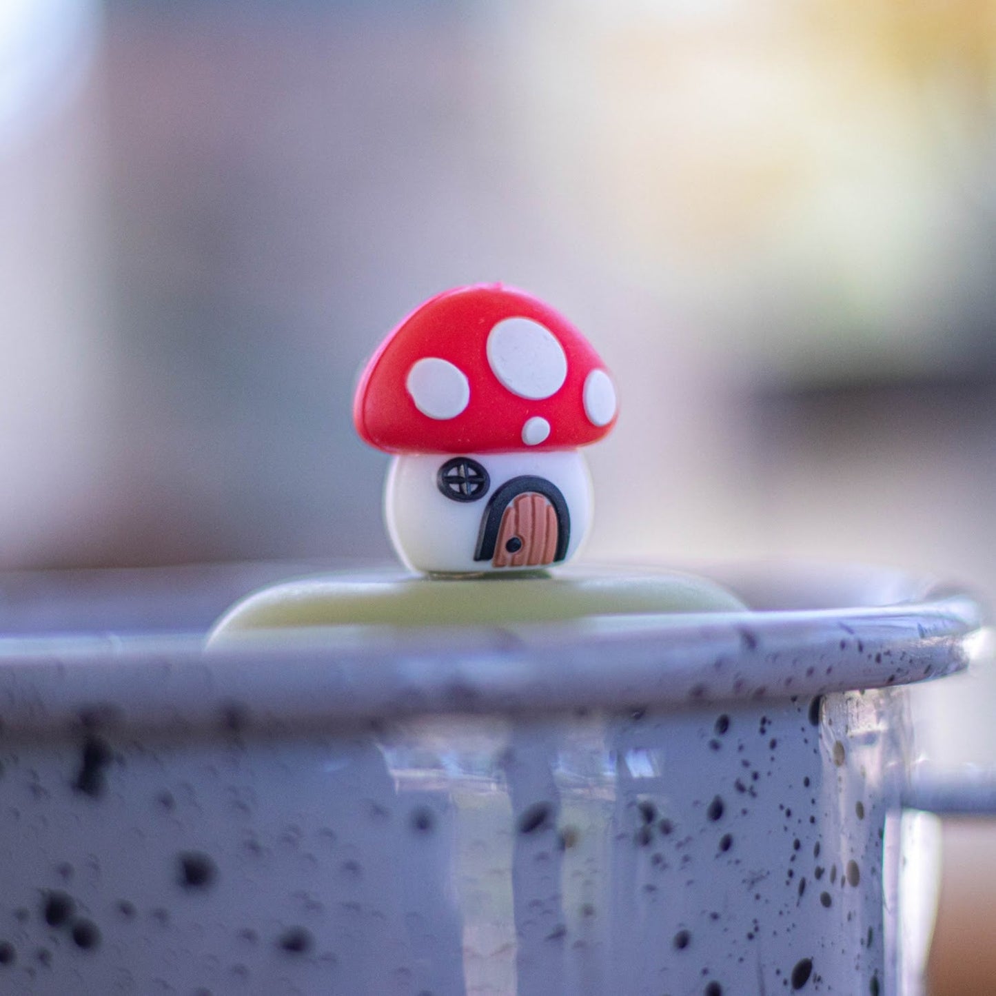 Red Mushroom Cottage Floating Tea Steeper