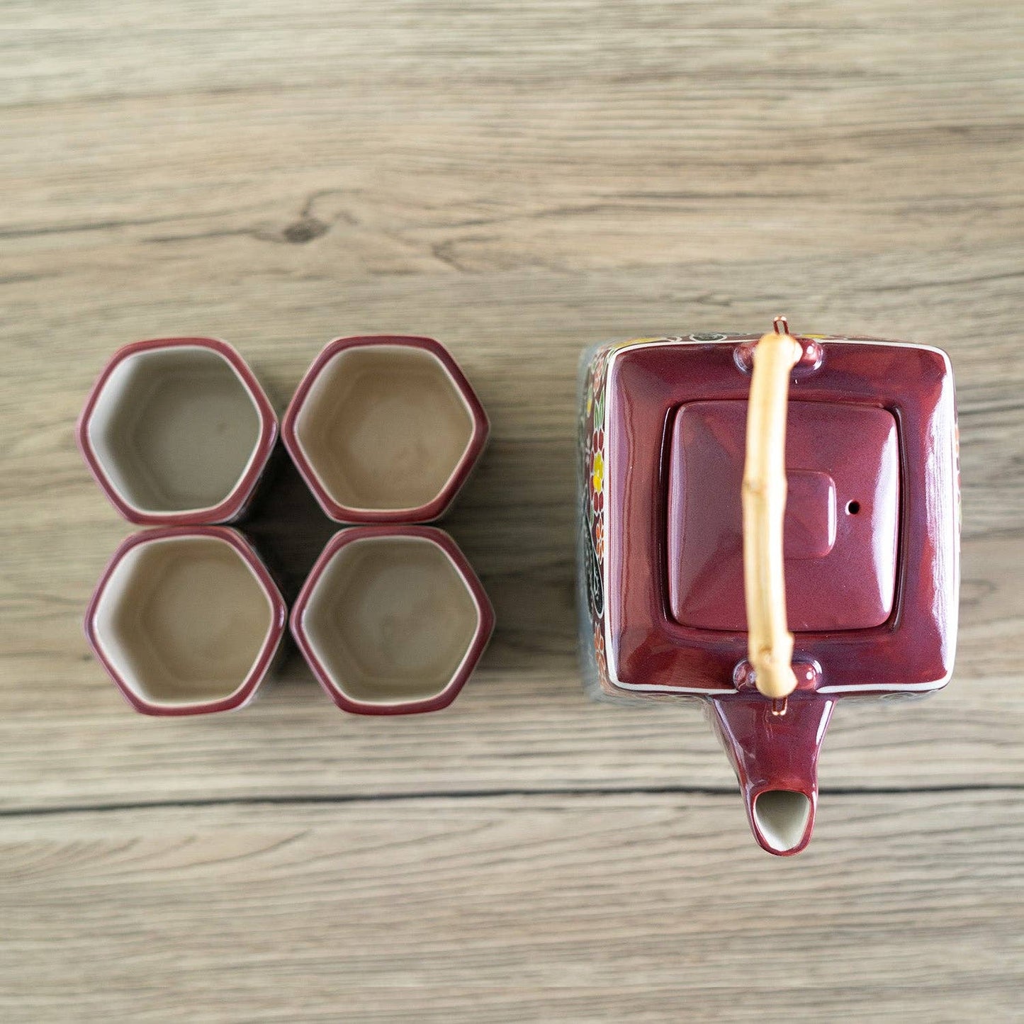 Dragonfly Tombo Design Tea Set