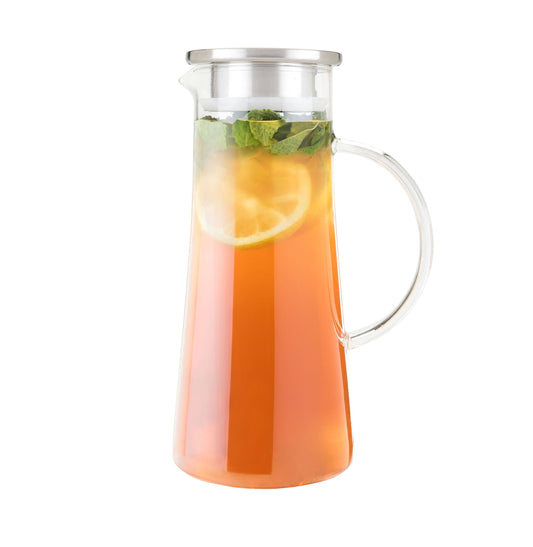 Glass Iced Tea Carafe w/ Infuser - 50oz