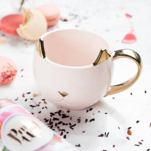 Chloe Pink Cat Mug