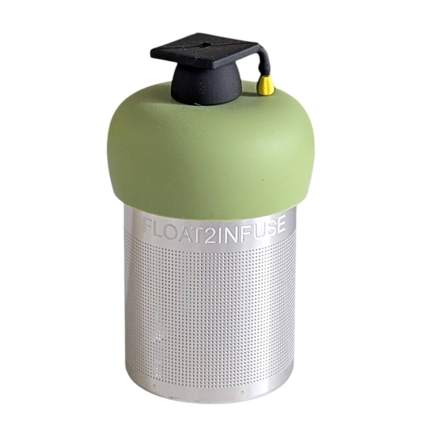 Graduation Cap | Floating Tea Steeper | Green Base | Black