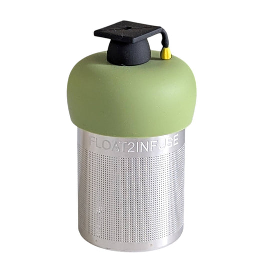 Graduation Cap | Floating Tea Steeper | Green Base | Black