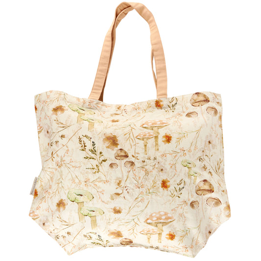 Mushroom Cottage Garden Tote
