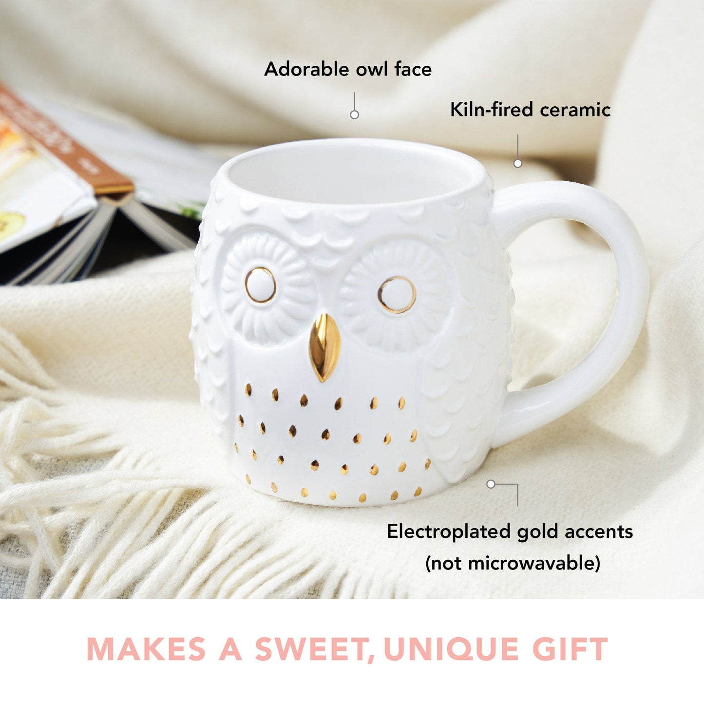 Olivia Ceramic Owl Mug