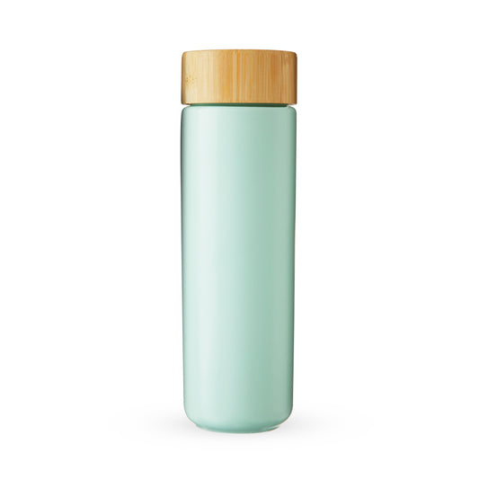 Tatyana Ceramic To-Go Infuser Mug in Turquoise