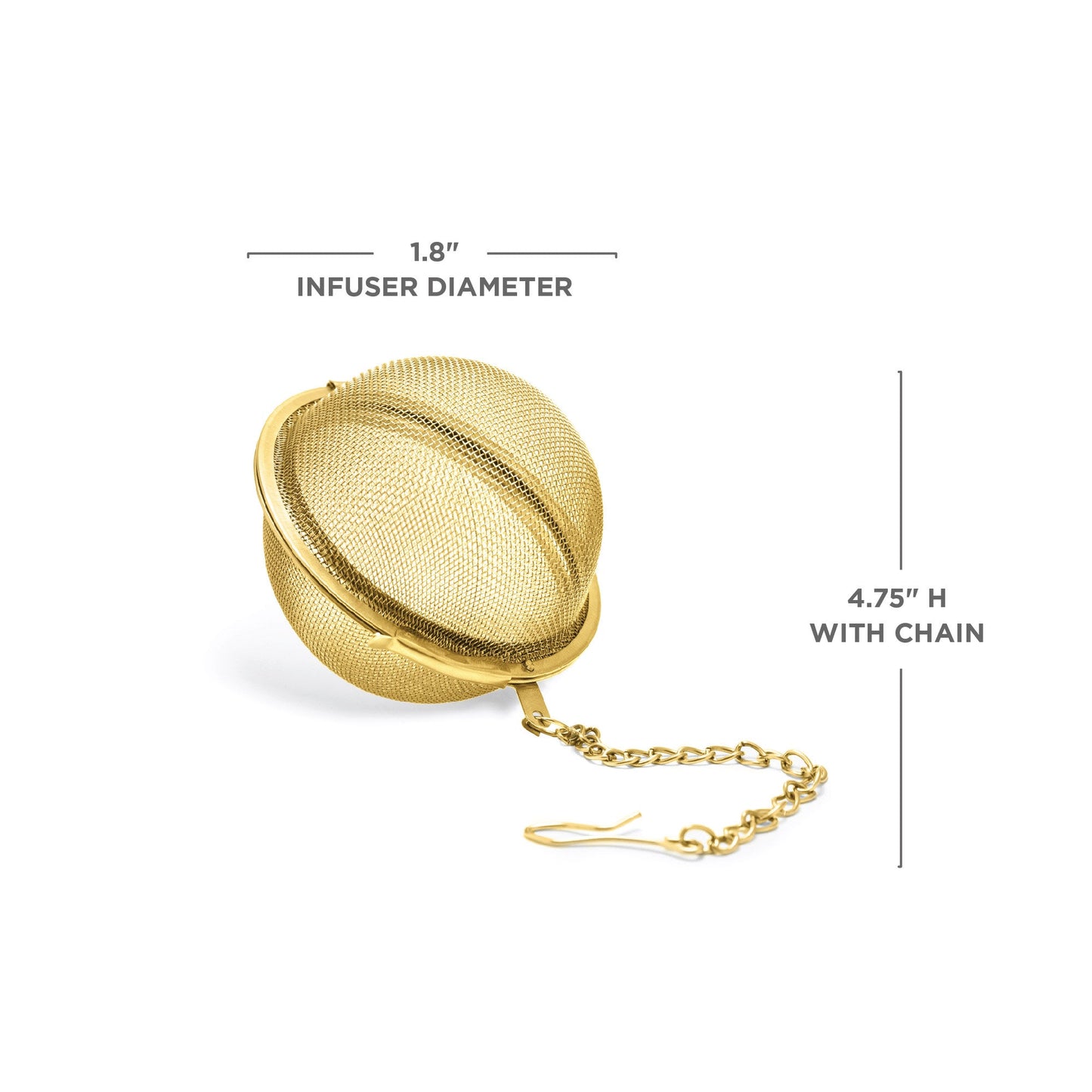 Small Tea Infuser Ball in Gold
