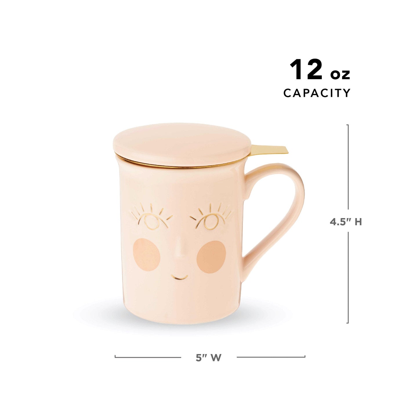Annette: Hello Beautiful Ceramic Tea Mug & Infuser