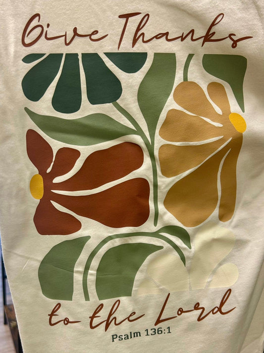 Short Sleeve T-Shirt - Give Thanks to the Lord