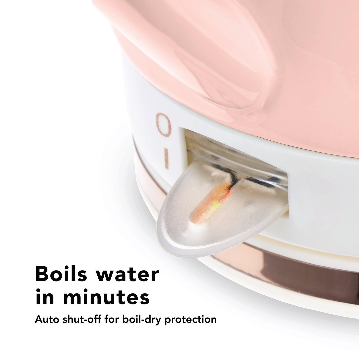 Noelle™ Pink Ceramic Electric Tea Kettle